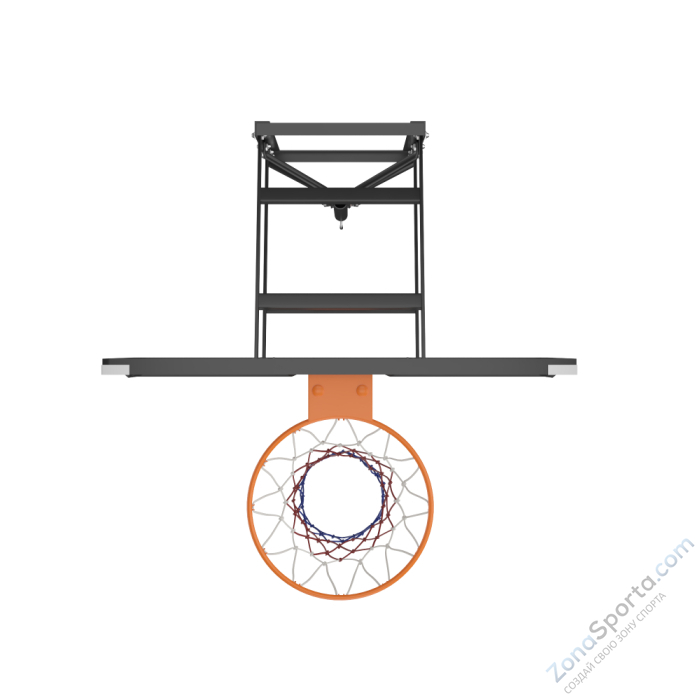 Баскетбольный щит регулируемый UNIX Line B-Backboard-PC 50x32 R45 BSBS50APCBK