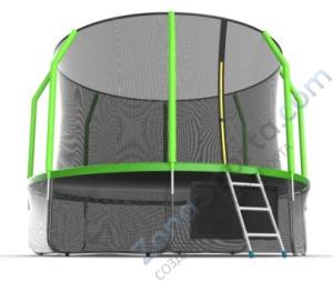 Батут Evo Jump Cosmo 12ft (Green) с нижней сетью