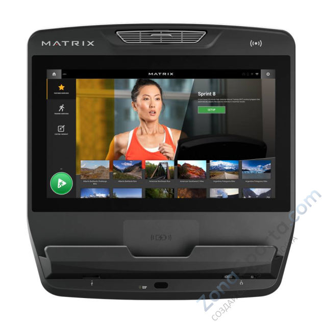 Беговая дорожка Matrix Performance Plus с консолью Touch XL