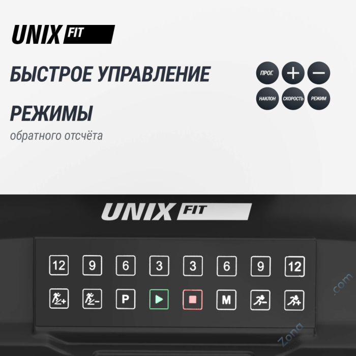 Беговая дорожка Unix Fit T-1520 PRO (LED)