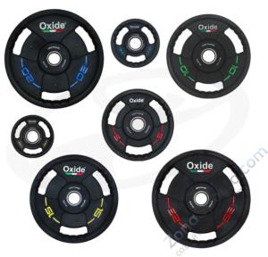 Черный олимпийский полиуретановый диск Oxide OWP02 10 кг