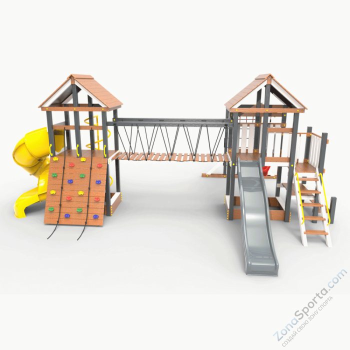 Детская площадка Пикник Ультра А Кракен с винтовой трубой