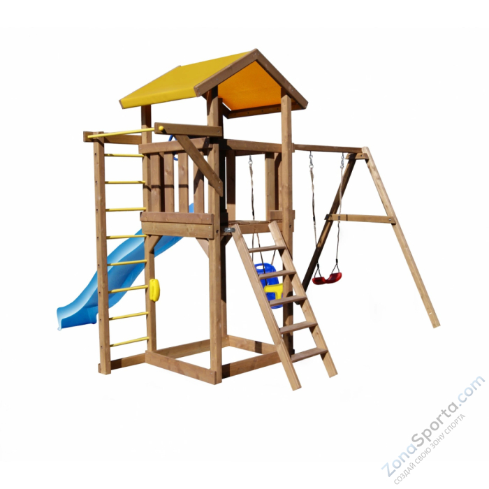 Детская площадка Пикник Вариант с турником и шведской стенкой