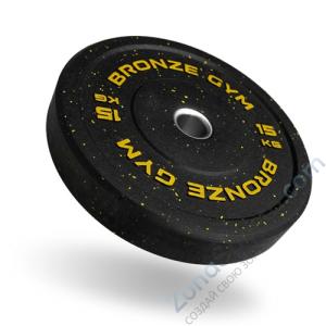 Диск бамперный Bronze Gym BG-BMP-15 15 кг