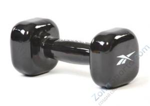 Гантель 5 кг Reebok Dumbbell  Black черная (шт) RAWT-11055BK