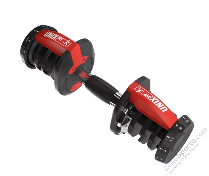 Гантель регулируемая UNIX Fit 40 кг