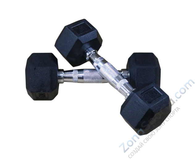 Гантели гексагональные 2 шт. по 1 кг DFC DB001-1