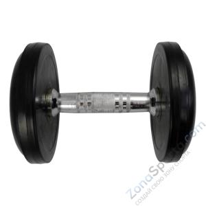 Гантельный ряд обрезиненный 2.5-30 кг Protrain HC4017