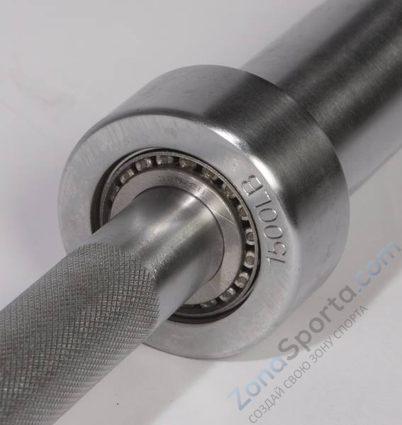 Гриф олимпийский прямой Original FitTools 86", до 679 кг, с упорным подшипником