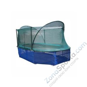 Комплект батут Tramps Oval Trampoline TR-1670-IC7 с защитной сетью