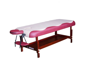 Массажный стационарный стол DFC Nirvana Superior, цвет бежево-винный