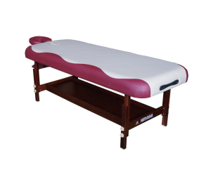 Массажный стационарный стол DFC Nirvana Superior, цвет бежево-винный