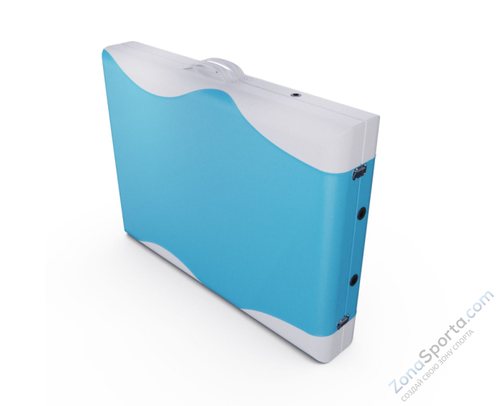 Массажный стол DFC Nirvana Elegant, 186 x 70 см, толщина 5 см, бело-голубой