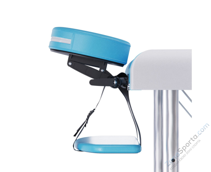 Массажный стол DFC Nirvana Elegant, 186 x 70 см, толщина 5 см, бело-голубой