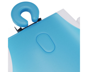 Массажный стол DFC Nirvana Elegant, 186 x 70 см, толщина 5 см, бело-голубой