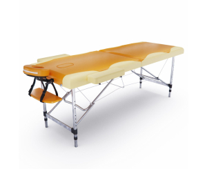 Массажный стол DFC Nirvana Elegant Premium, цвет оранжево-бежевый