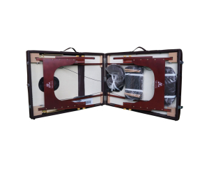 Массажный стол DFC Nirvana Relax Pro, цвет коричневый