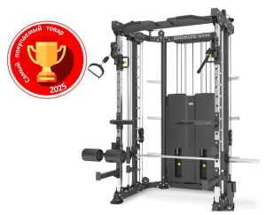 Многофункциональный силовой комплекс со встроенными весовыми стеками профессиональный Bronze Gym YARD