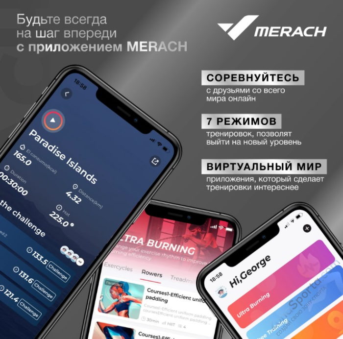 Спин-байк домашний Merach MR-S06 White