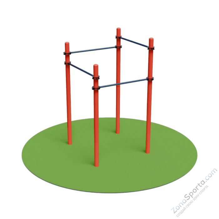 Турник 4-х-секционный квадрат DEXsport