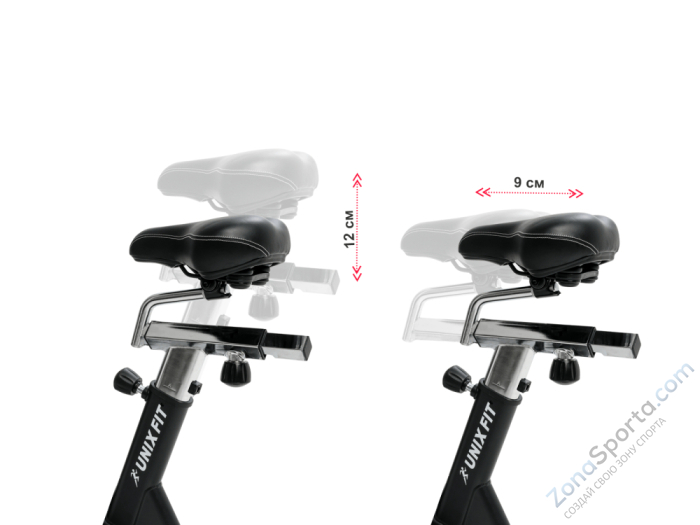 Велотренажер Unix Fit техно-аэробайк / Techno AirBike 1100 PRO