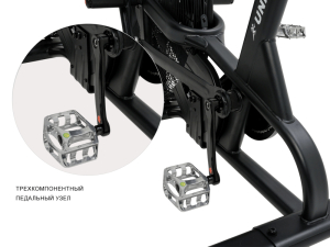 Велотренажер Unix Fit техно-аэробайк / Techno AirBike 1100 PRO