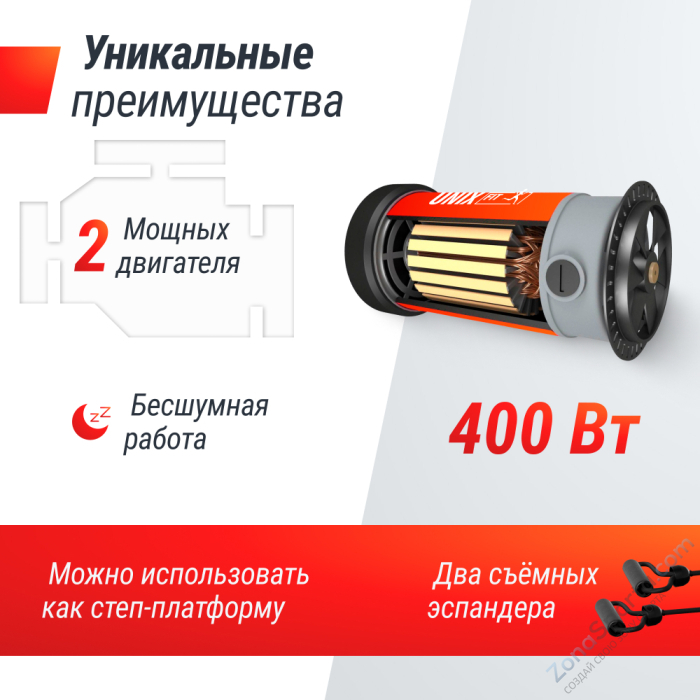 Виброплатформа Unix Fit Quake 3D Black