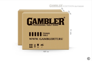 Теннисный стол Gambler Edition Outdoor 6 green